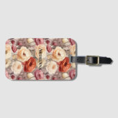 バーボンディー クリーム 春の花 ラゲッジタグ (正面横)