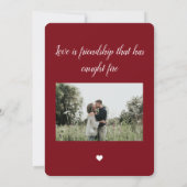 バーボンディー レッド ウェディング アップデート2 フォト ダウンサイジング 案内状 (裏面)