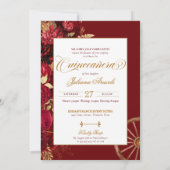 バーボンディ ゴールド ウエスタン チャロ 両面 キンセアニエラI 招待状 (裏面)