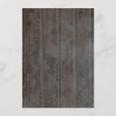 バーボンディ フローラル ライト ウェディング 情報 ゲスト エンクロージャーカード (裏面)