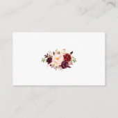 バーボンディ ワイン レセプション ドリンク チケット カード ゴールド (裏面)