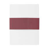 バーボンディ 招待状ベリーバンド (裏面例)