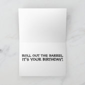 バーボンバレル誕生日カード カード (内部)