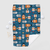 バーボンパターン ゴルフタオル (インサイチュ)