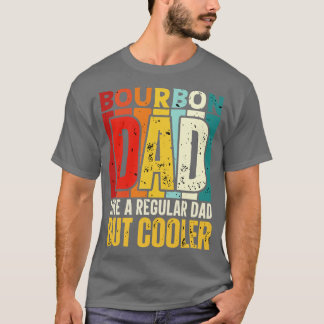 バーボンパパレギュラーパパのようなデザインf tシャツ