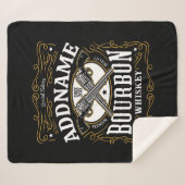 バーボンパーソナライズされたヴィンテージガンウイスキーラベル シェルパブランケット (正面(横))