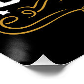 バーボンパーソナライズされたヴィンテージガンウイスキーラベル ポスター (コーナー)