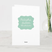 バーボンビスケットグリーティングカード カード (裏面)