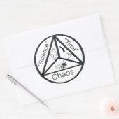 バーボンベッツ研究グループのロゴシール ラウンドシール (封筒)