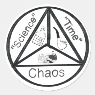 バーボンベッツ研究グループのロゴシール ラウンドシール