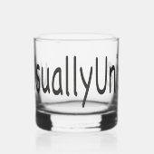 バーボンユニーク恋人 ウイスキーグラス (左)