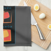 バーボンレジェンドケンタッキー – バータオル キッチンタオル (四つ折り)