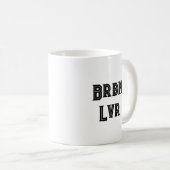 バーボン好きのための面白いコーヒーマグ コーヒーマグカップ (正面右)