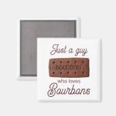 バーボン好きの男だ マグネット (正面/裏面)