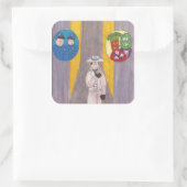 バーボン弾の#1シールの表紙! スクエアシール (バッグ)