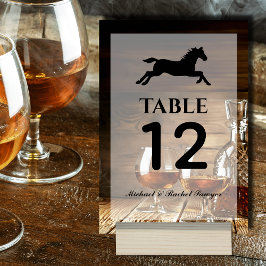 バーボン素朴ダービー競馬パーティー テーブルナンバー