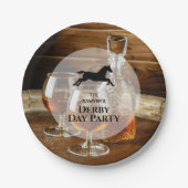 バーボン素朴ダービー競馬 ペーパープレート (正面)