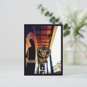 バーボン通りニューオーリンズルイジアナサイン ポストカード (スタンド正面)