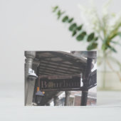 バーボン通り看板はがき ポストカード (スタンド正面)