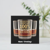 バーボン週末予報 100％の確率でバーボン 招待状 (スタンド正面)