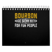 バーボン魔法ブラウンウォーターおもしろいピープル – ウィスキー カレンダー (カバー)