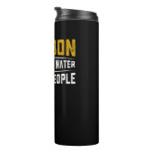 バーボン魔法ブラウンウォーターおもしろいピープル – ウィスキー タンブラー (回転右)