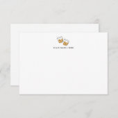 バーボン/ウイスキー・ノーテカード サンキューカード (正面/裏面)