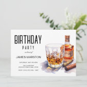 バーボン&シガーバースデーパーティー 招待状 (スタンド正面)