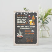 バーボン ビール & BBQ パーティーの招待状 招待状 (スタンド正面)