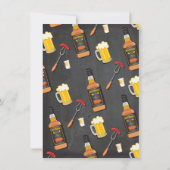 バーボン ビール & BBQ パーティーの招待状 招待状 (裏面)