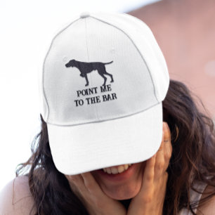 バーポインタ犬を指す キャップ
