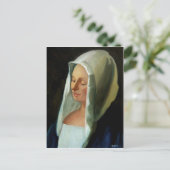 バーマイヤーの婦人計量金ゴールド ポストカード (スタンド正面)