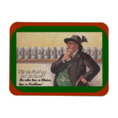 バーマグネットアンティークドイツ語諺ビール選択 マグネット (横)