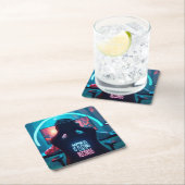 バーマット：勝利は記録あり スクエアペーパーコースター (インサイチュ)