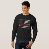 バーマネージャー アメリカ国旗 職業 レトロ 職種 スウェットシャツ (正面フル)