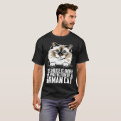 バーマン猫バーマンバーマン子猫 Tシャツ (正面フル)