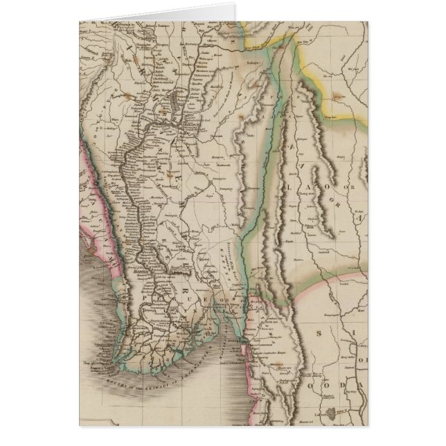 バーマ、アナム、サイアム、タイ (正面)