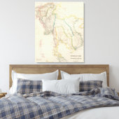 バーマ、サイアム、コーチン中国 キャンバスプリント (インサイチュ (寝室))