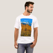 バーミヤーン, アフガニスタン - ブッダ崖の谷 Tシャツ (正面フル)
