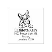 バーミラキャット差出人住所ペット ラバースタンプ (インプリント)