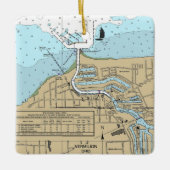 バーミリオンオハイオ航海のグラフ セラミックオーナメント (正面)