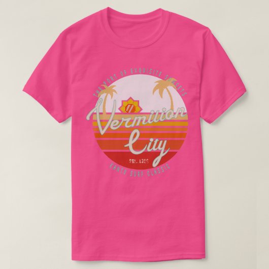 バーミリオンシティサーフ Tシャツ (デザイン正面)