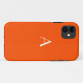 バーミリオンレッドモノグラムiPhone 5ケース Case-Mate iPhoneケース (裏面(横))