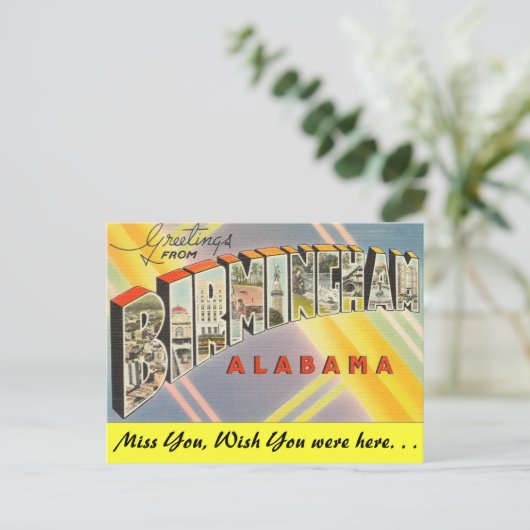 バーミンガムからの挨拶 ポストカード (スタンド正面)