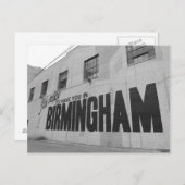 バーミンガムのはがきに来てくれて嬉しい ポストカード (正面/裏面)