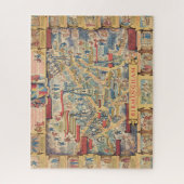 バーミンガムのハート、イングランド·マップ ジグソーパズル (縦)