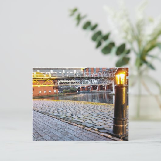 バーミンガムのメールボックスでの夕日 ポストカード (スタンド正面)