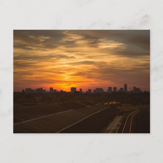 バーミンガムの夕日 ポストカード (正面)