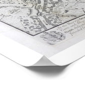 バーミンガムの計画1731年、1789年に刊行（版画） ポスター (角)