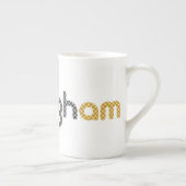 バーミンガムの骨灰磁器のマグの図書館 ボーンチャイナマグカップ (右)